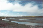 река Кызыл-Су разбита на несколько русел